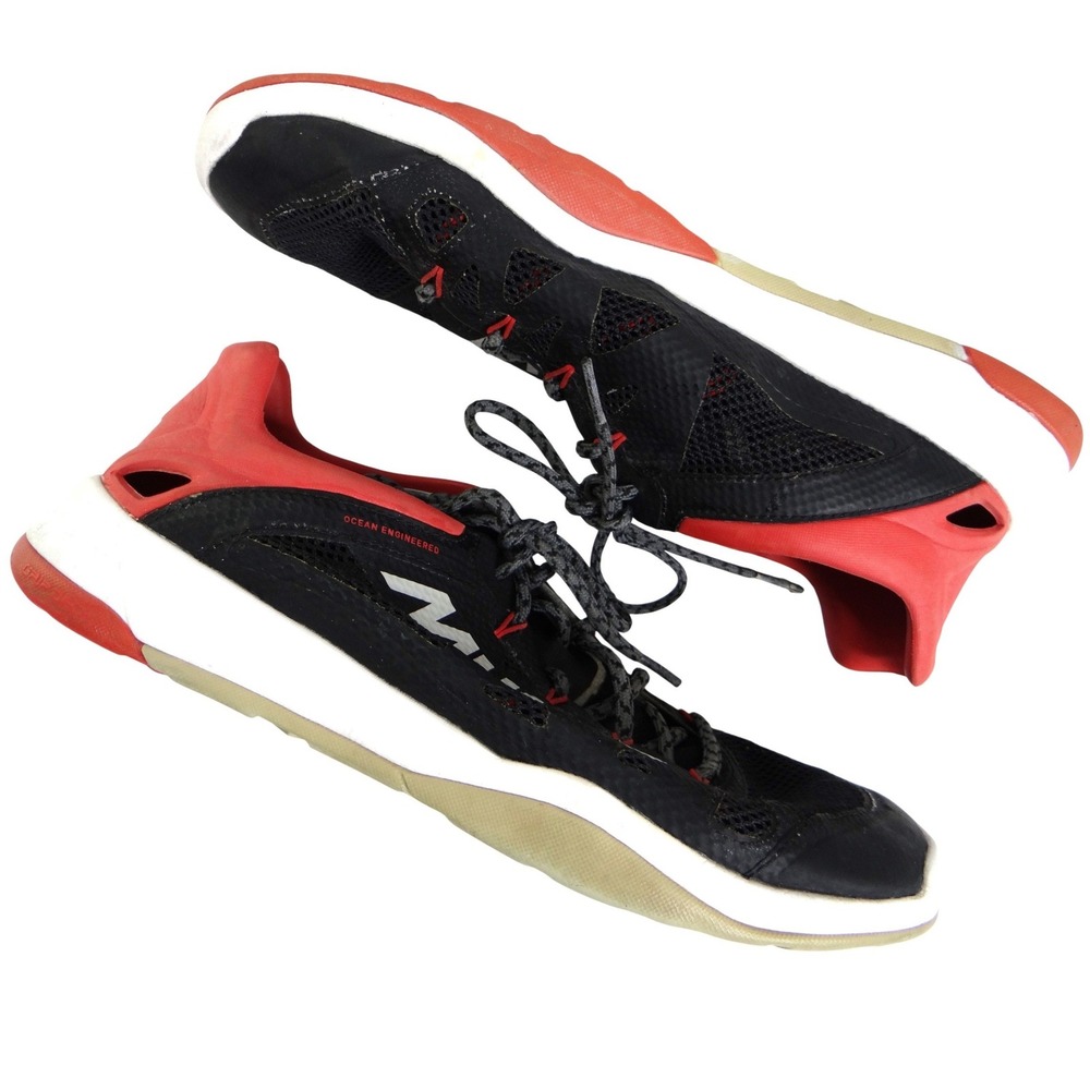 Musto Dynamic Pro II Sailing Shoes Mens 10 Black Red Ocean Engineered